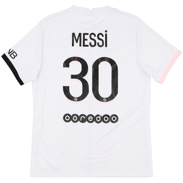 2021-22 Paris Saint-Germain Away Shirt Messi #30 - 6/10 - (L)