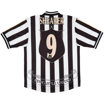 1997-99 Newcastle Home Shirt Shearer #9 - 8/10 - (XL)