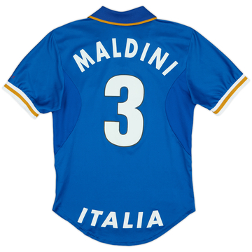1996-97 Italy Home Shirt Maldini #3 - 8/10 - (XS)