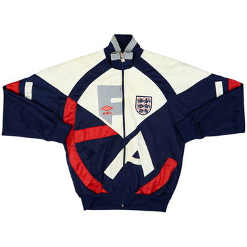 1990-92 England Umbro 1/2 Zip Track Jacket - 6/10 - (XL)