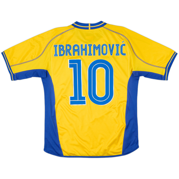 2003-04 Sweden Home Shirt Ibrahimovic #10 - 9/10 - (M)