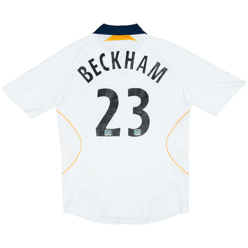 2007-08 LA Galaxy Home Shirt Beckham #23 - 4/10 - (M)