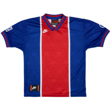 NIKE 95-96 Paris Saint-Germain ユニフォーム Paris Saint Germain Home Shirt - 1995-1996 – Retro Football