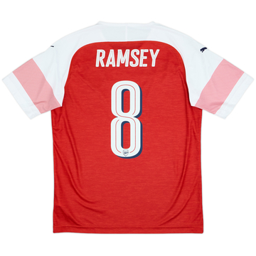 2018-19 Arsenal Home Shirt Ramsey #8 - 10/10 - (M)