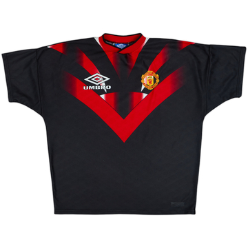 1994-95 Manchester United Umbro Training Shirt - 9/10 - (Y)
