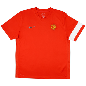 2010-11 Manchester United Nike Training Shirt - 10/10 - (XL)