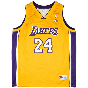 2006-10 Authentic LA Lakers Bryant #24 Champion Jersey (Home) M