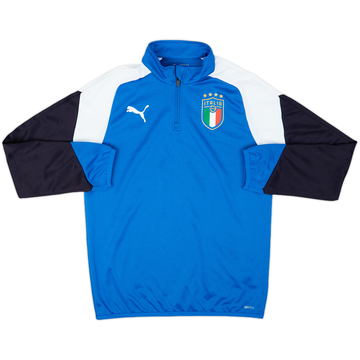 2019-20 Italy Puma 1/4 Zip Training Top - 8/10 - (XL.Boys)