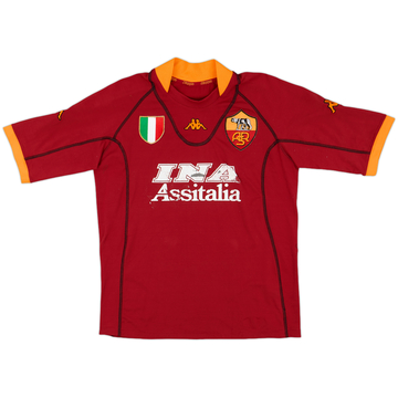 2002-03 Roma Home Shirt - 4/10 - (L)