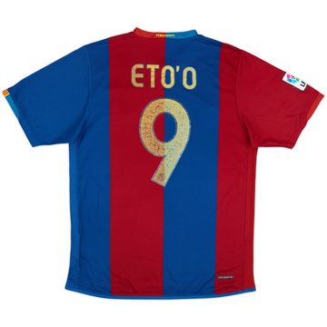 2006-07 Barcelona Home Shirt Eto'o #9 - 8/10 - (M)