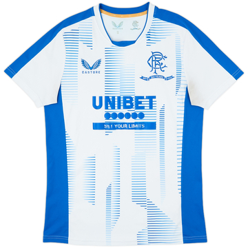 2021-22 Rangers Castore Pre-Match Shirt - 8/10 - (S)