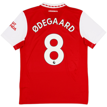 2022-23 Arsenal Authentic Home Shirt Odegaard #8 - 8/10 - (XS)