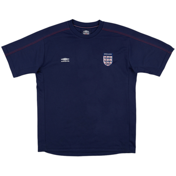 2000-01 England Umbro Training Shirt - 9/10 - (M)