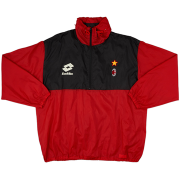 1993-94 AC Milan Lotto 1/2 Zip Windbreaker (M)