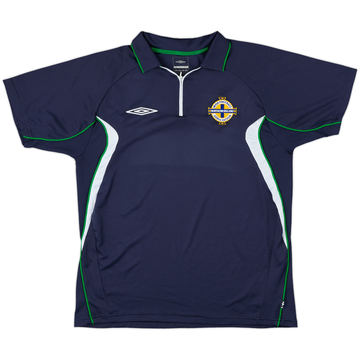 2007-08 Northern Ireland Umbro 1/4 Zip Training Shirt - 9/10 - (L)
