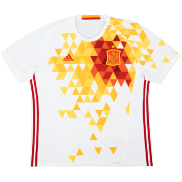 2016-17 Spain Away Shirt - 9/10 - (XL)