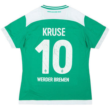 2018-19 Werder Bremen Home Shirt Kruse #10 - 4/10 - (Women's XL)