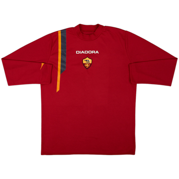 2005-06 Roma Diadora Training L/S Shirt - 6/10 - (XL)