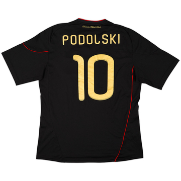 2010-11 Germany Away Shirt Podolski #10 - 8/10 - (L)