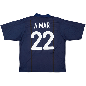 2000-01 Valencia Basic Away Shirt Aimar #22 - 5/10 - (XL)