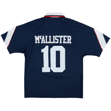 1996-98 Scotland Home Shirt McAllister #10 - 8/10 - (M)