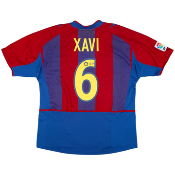 2001-03 Barcelona Away Shirt Xavi #6 - 8/10 - (M)