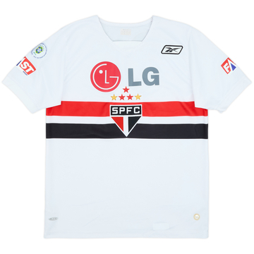 2007-08 Sao Paulo Copa Libertadores Home Shirt #7 - 4/10 - (M)
