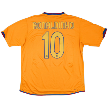 2006-07 Barcelona Away Shirt Ronaldinho #10 - 8/10 - (XL)
