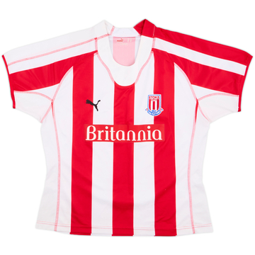 2006-07 Stoke City Home Shirt - 8/10 - (Women's M)