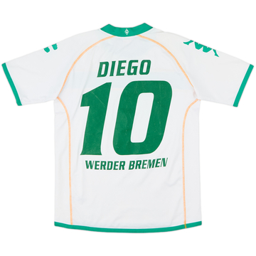 2008-09 Werder Bremen Home Shirt Diego #10 - 6/10 - (XL.Boys)