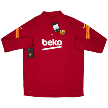2019-20 Barcelona Nike Vaporknit 1/4 Zip Drill Top - 7/10 - (L)