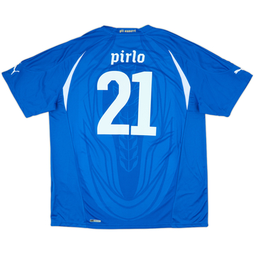 2010-12 Italy Player Issue Home L/S Shirt Pirlo #21 (XL)