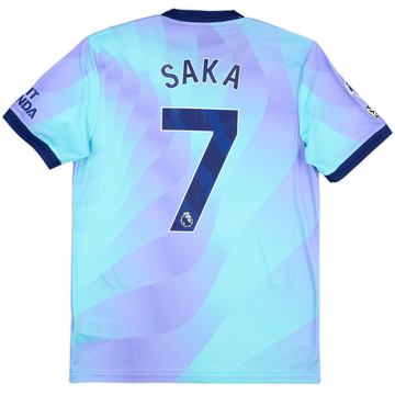 2024-25 Arsenal Match Issue Third Shirt Saka #7