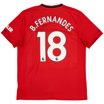 2019-20 Manchester United Camiseta de local B.Fernandes #18 - 5/10 - (L)