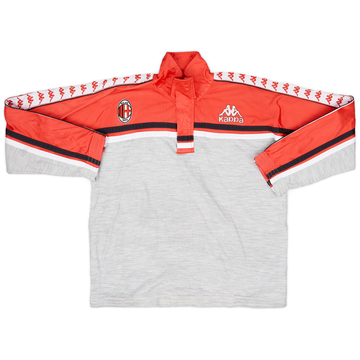 1987-88 AC Milan Kappa 1/4 Zip Track Jacket - 8/10 - (L)
