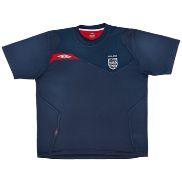 2006-07 England Umbro 1/4 Zip Training Shirt - 9/10 - (XL)