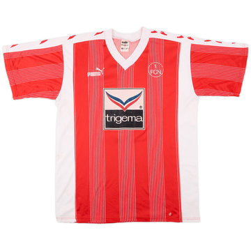 1993-94 Nurnberg Match Issue Squad Signed Home L/S Shirt #7