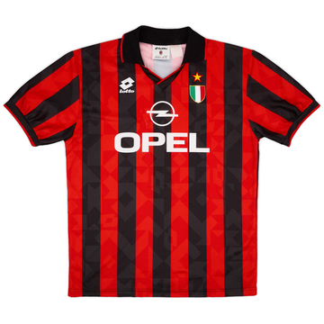 1994-95 AC Milan Home Shirt - 8/10 - (L)