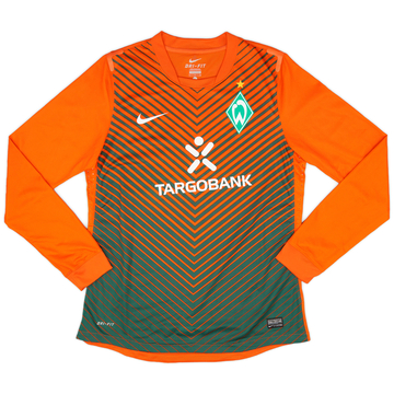 2010-11 Werder Bremen Player Issue Away L/S Shirt - 9/10 - (L)