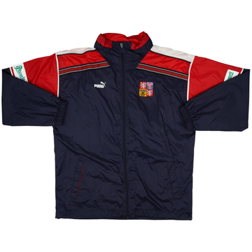 1998-00 Czech Republic Player Issue Puma Hooded Rain Jacket - 8/10 - (XXL)