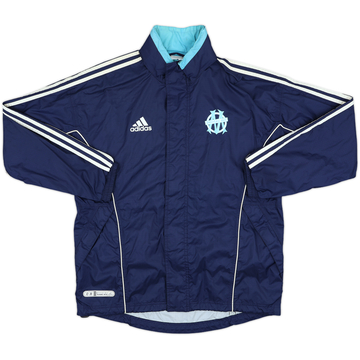 2000-01 Olympique Marseille adidas Track Jacket - 7/10 - (M)