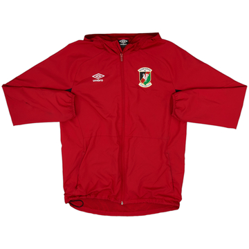 2018-19 Glentoran Umbro Hooded Track Jacket - 9/10 - (M)