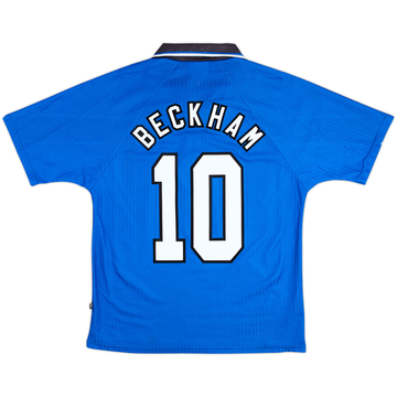 1996-98 Manchester United Camiseta Tercera Beckham #10 - 8/10 - (M)