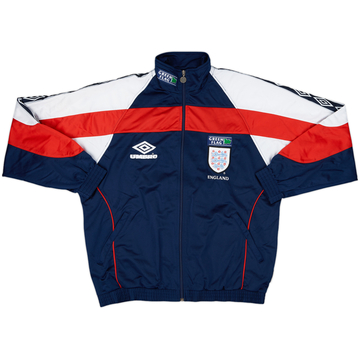 1998-99 England Umbro Track Jacket - 9/10 - (XL) 1998-99 England Umbro Track Jacket - 9/10 - (XL)