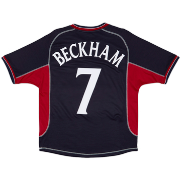 2000-01 Manchester United Third Shirt Beckham #7 - 8/10 - (M)