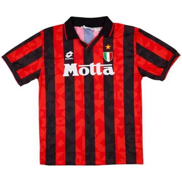 1993-94 AC Milan Home Shirt - 8/10 - (M)