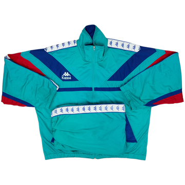 Kappa 95”FC Barcelona ベンチコート ネイビー/レッドXL 2025年