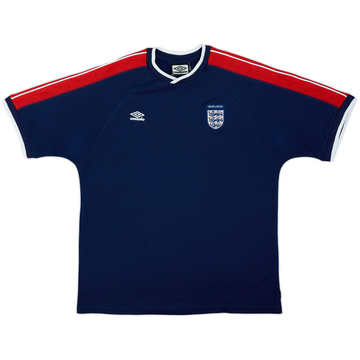 2000-02 England Umbro Training Shirt - 8/10 - (XL)