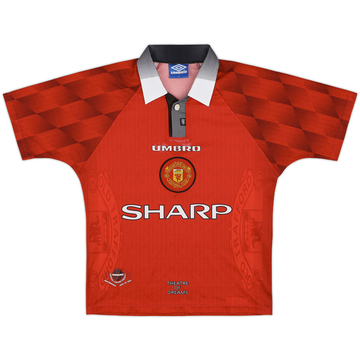 人気のファッションブランド！ 1995-98 Manchester (Y) - 7/10 - Shirt Home United ウェア
