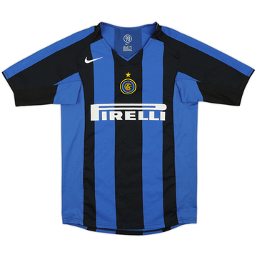2003-04 Inter Milan Home Shirt - 8/10 - (XL.Boys)